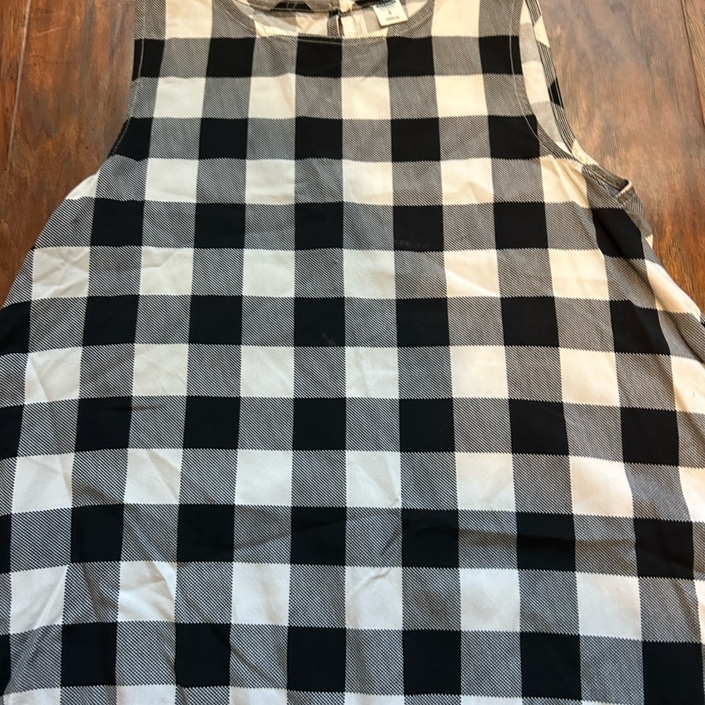 Old Navy Plaid Sleeveless Shirt Size Small - Picture 3 of 7